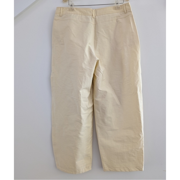 Zara Barrel Leg pants with asymmetrical belt - Picture 7 of 12